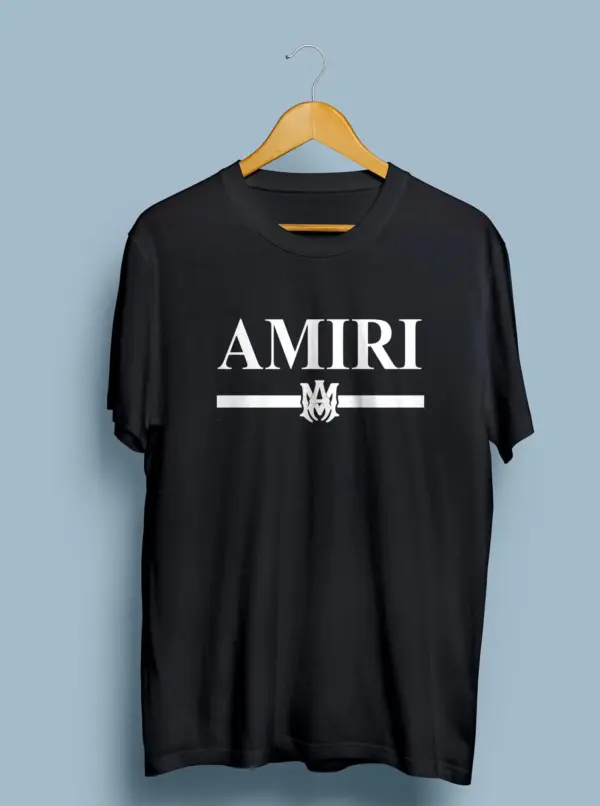 Amiri Shirt AMIRI Logo Man T-shirt Luxury Fashion T-shirt Designer Shirt Paris Logo Fashion Tshirt